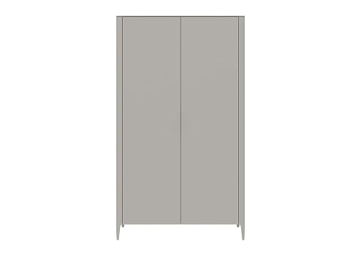 Шкаф Type 2-х створчатый высокий (серо-бежевый)