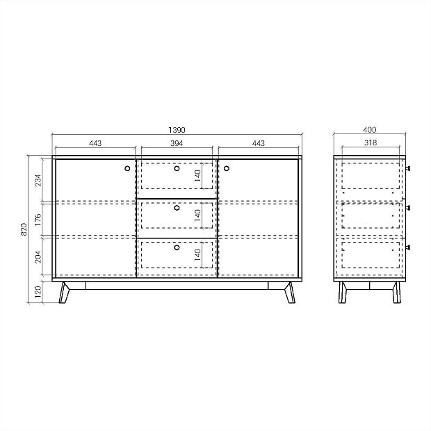 Комод Frame FR048