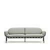 Превью Joncols 3-местный алюминиевый диван серого цвета 225 см