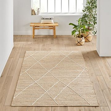 Ковер из джута и хлопка Tospa 200 x 290 см бежевый