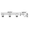 Превью Настенный светильник Stan 3L белый