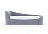 Превью Диван-кровать KIDI Soft с низким изножьем 90*200 см R антивандальная ткань (серый)