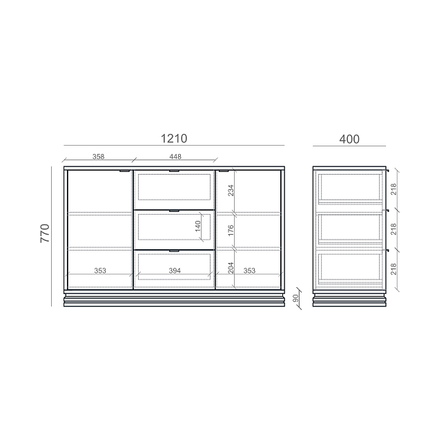 Комод TLD048