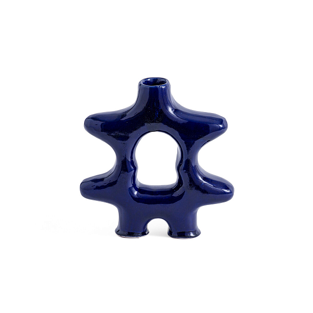 Предмет декора из обожженной глины В28 см Makero синий