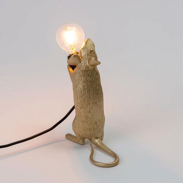 Настольная лампа Mouse Lamp Standing GOLD USB