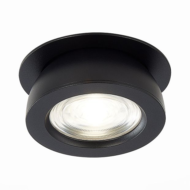 Св-к встр. Черный LED 1*10W 4000K 850Lm Ra>90 38° IP20 D109xH60 180-240V