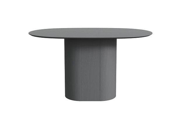 Стол обеденный Type овальный 140*85 см (серый)