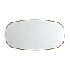 Превью Зеркало с рамкой из искусственно состаренной латуни Д1 м Caligone единый размер золотистый