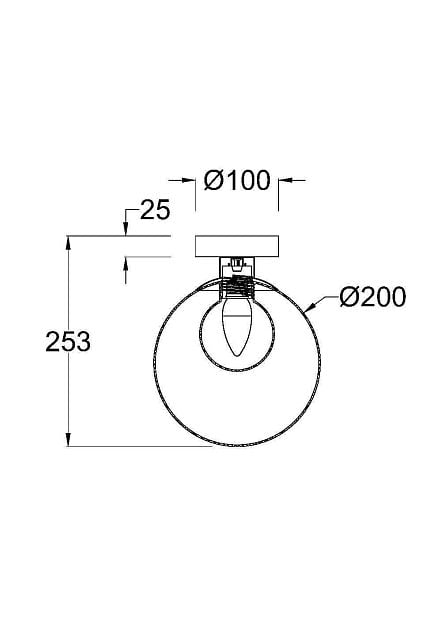 Настенный светильник (бра) Basic form MOD521WL-01G3