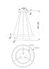 Превью Подвесной светильник Rim MOD058PL-L55BS4K