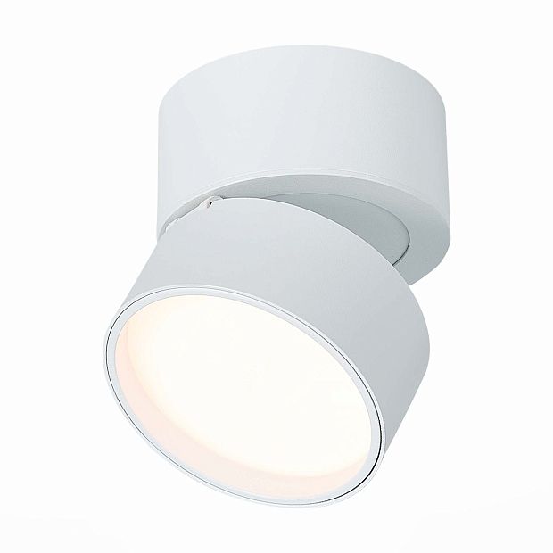 Светильник потолочный поворотный Белый LED 1*9W 3000K 720Lm Ra>90 120° IP20 D85xH87 170