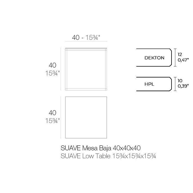 Столик Suave 40x40x40
