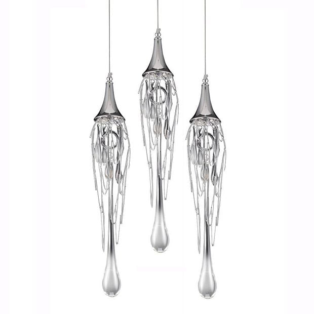 Подвесной светильник Goddess Tears 3R chrome P68009L-3/R chrome