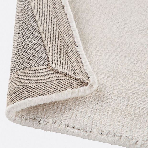 Ковер 100 Tencel с эффектом состаренной ткани Izri 160 x 230 см бежевый