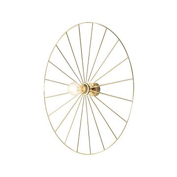 Бра Wheel 90 cm золотой + цоколь 25 cm золотой