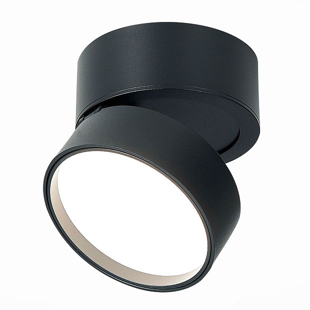Светильник потолочный поворотный Черный LED 1*14W 4000K 1 100Lm Ra>90 120° IP20 D105xH8