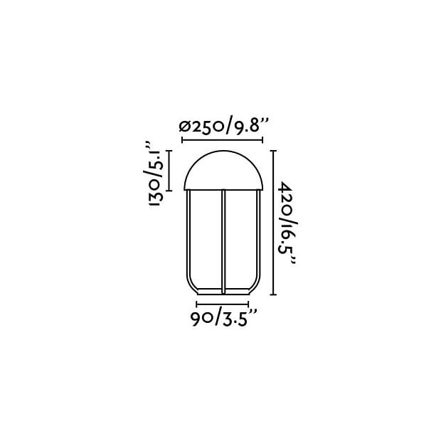 JELLYFISH Настольная лампа черно-золотая 6W 3000K