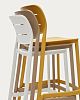 Превью Уличный полубарный стул Morella из белого пластика 65 см
