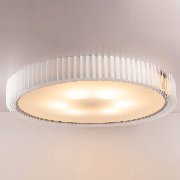 Rotor Chandelier white acrylic - 1000 - вплотную к потолку