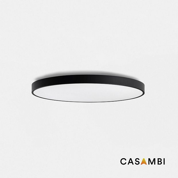 Domio черный Потолочный светильник Ø800 78W PRISM 3000K CRI80 Casambi