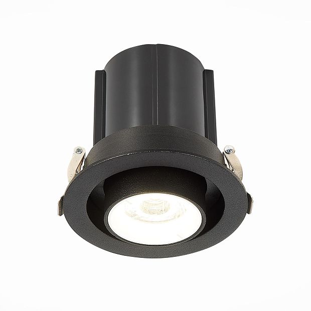 Св-к встр. Черный LED 1*12W 4000K 900Lm Ra80 24° IP20 D90xH92 180-240V