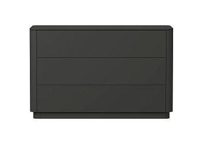 Комод Tammi 3 ящика ширина 120 см (черный)