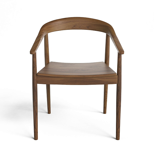 Кресло столовое Galb каштановый