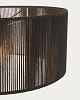 Превью CANTIA Cantia cotton ceiling light shade with black finish Ш