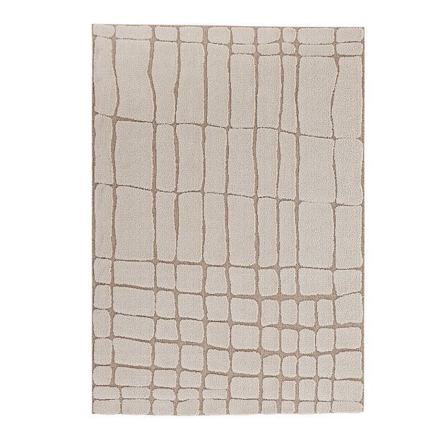 Графичный ковер Giaco 200 x 290 см бежевый