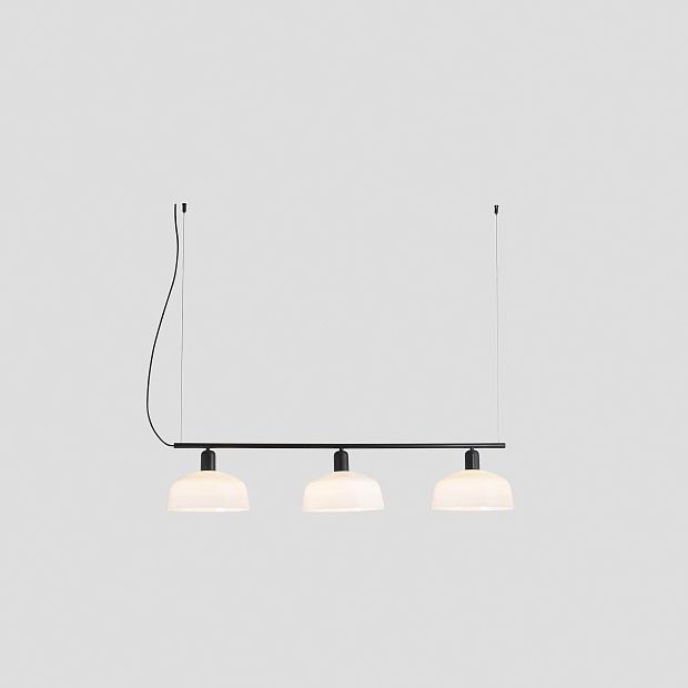 Белый линейный подвесной светильник Tatawin M 3xE27