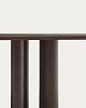 Превью Mailen Овальный стол из ясеневого шпона с темной отделкой Ø 220 x 105 см