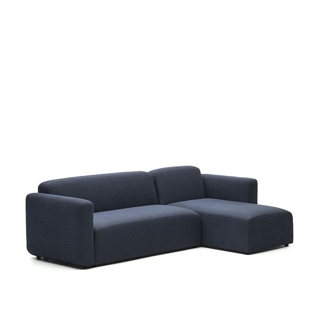 Neom Модульный диван с правым/левым шезлонгом синего цвета 263 см