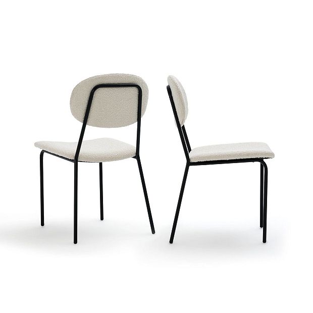 Комплект из двух стульев из малой пряжи Orga бежевый