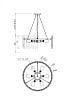 Превью Подвесной светильник Coliseo MOD136PL-06BS
