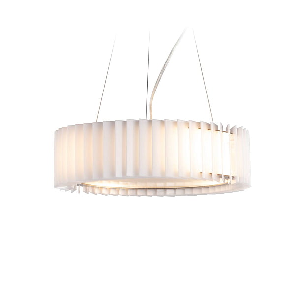 Rotor Chandelier white acrylic - S - на струнном подвесе