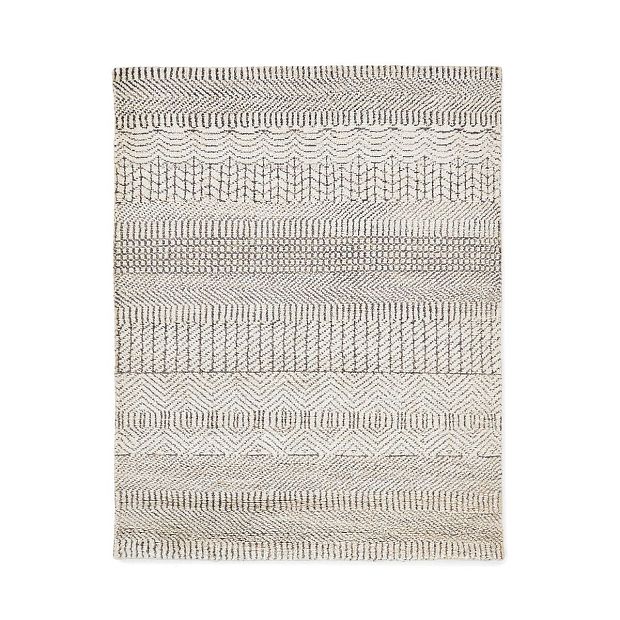 Ковер из 100 шерсти Fatonia 120 x 180 см бежевый