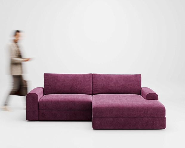 Диван LEGRAN 01.39 нераскладной Milan Fuchsia