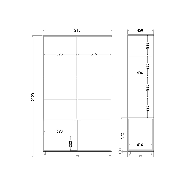 Стеллаж Case CS184