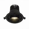 Превью ST701.448.12 Св-к встр. Zoom Черный LED 1*12W 4000K 960Lm Ra90 15°-60° IP20 D115xH95 170-240V Встраиваемые светильники