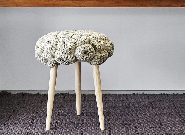 Табуретка Knitted Stools Grey