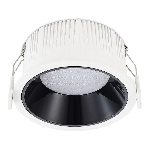 Св-к встр. Черный LED 1*12W 3000K 1 080Lm Ra80 120° IP20 D105xH50 100-240V