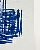 Превью Sagaro Абстрактное полотно в бело-голубых тонах 30 x 40 см