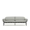 Превью Joncols 3-местный алюминиевый диван серого цвета 225 см