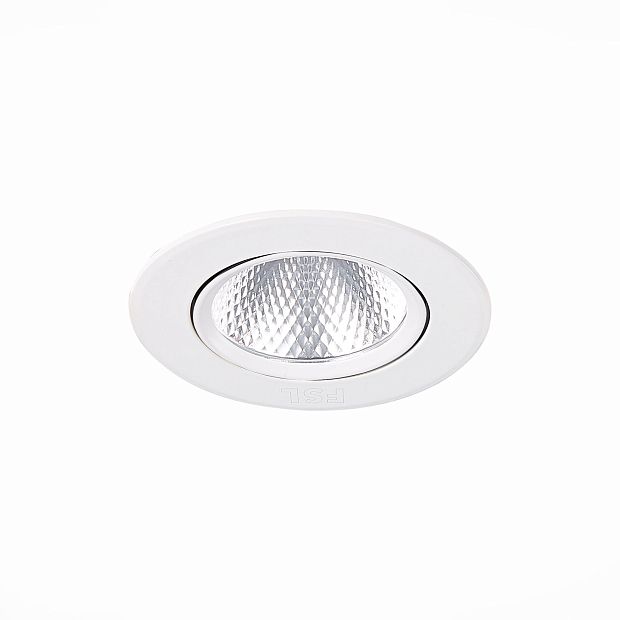 Св-к встр. Белый LED 1*6W 4000K 480Lm Ra80 24° IP20 D86xH50 220-240V