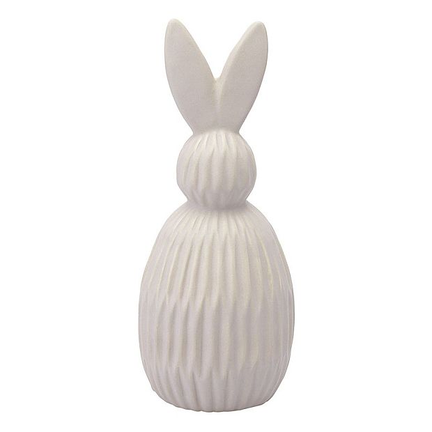 Декор из фарфора бежевого цвета trendy bunny из коллекции essential, 9,2х9,2x22,6 см