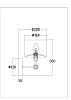 Превью Настенный светильник (бра) Alloro MOD088WL-01BS
