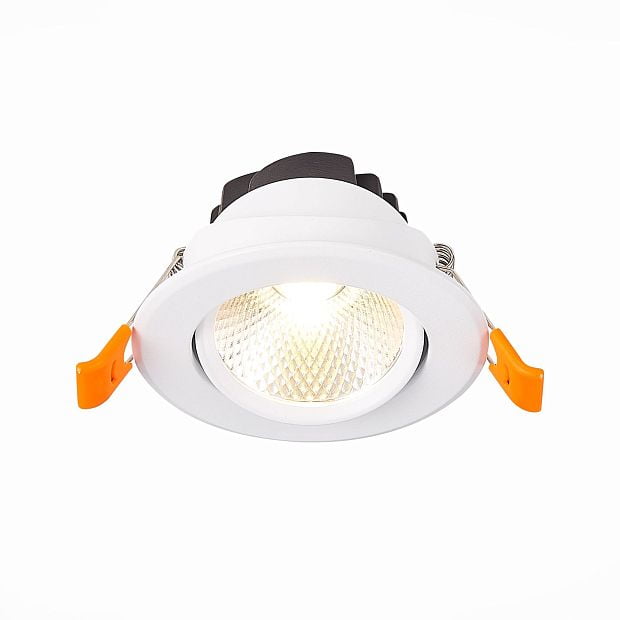 Св-к встр. Белый LED 1*8W 4000K 640Lm Ra80 36° IP20 D86xH50 220-240V