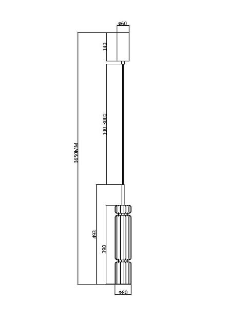 Подвесной светильник Ordo MOD272PL-L12CH3K1