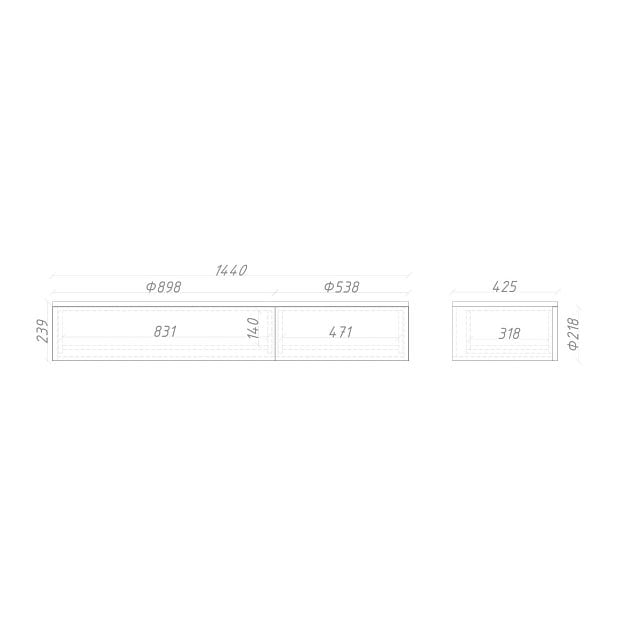 Консоль подвесная ML056