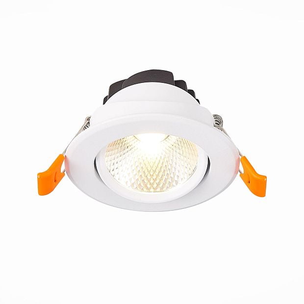 Св-к встр. Белый LED 1*8W 3000K 640Lm Ra80 36° IP20 D86xH50 220-240V